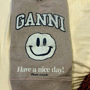 GANNI XS long sleeve sweatshirt